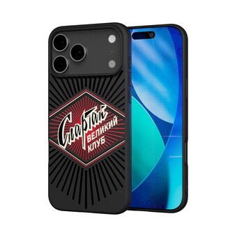  Силиконовый чехол Mcover на iPhone 17 Pro Max, Спартак лого 