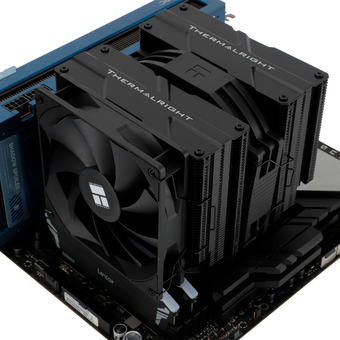  Кулер Thermalright Peerless Assassin 140 Black LGA115X/1200/1700/1851/2011/2066 (1x120mm + 1x140mm PWM Fan, медное основание, 6 тепл. трубок 6мм) 