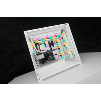  СВО Corsair iCUE Link H150i RGB (CW-9061006-WW) (360mm, White, Fans 3x120mm, 63.1CFM, 37dBA, 2400RPM) 