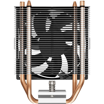  Кулер PcCooler R200P (R200P-XXNWYX-US) Soc-AM5/AM4/1200/1700/1851 серебристый/черный 4-pin 30dB Al+Cu 110W Ret 