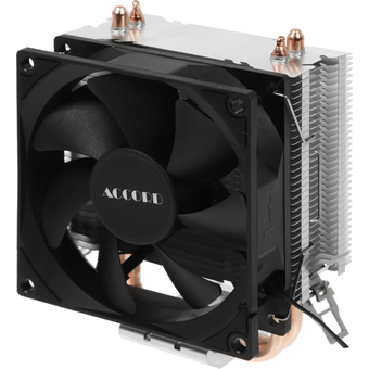  Кулер Accord ACC-2P9 Soc-AM5/AM4/1200/1700/1851 серебристый/черный 3-pin 22.7dB Al+Cu 100W 240gr brown box 