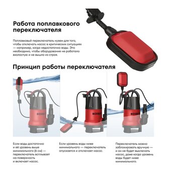  Насос дренажный Boxbot DWP-1100 (902808.DWP-1100-2) 1100 Вт 