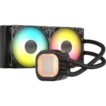  СВО Corsair Nautilus 240 ARGB (CW-9060092-WW) (240mm, Black, Fans 2x120mm, 74.37CFM, 34dBA, 2100RPM) 