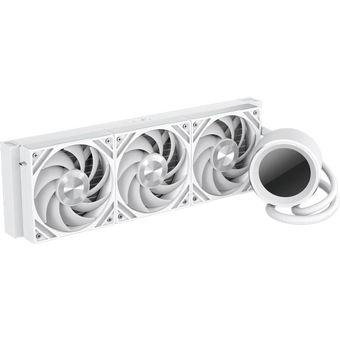  СВО SAMA Q60 (Q60-WHWANNO3-G) White (360mm, LED temp., ARGB/ Fans 3x120mm, 86CFM, 30dBA, 2600RPM) 