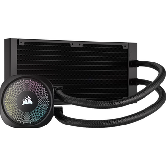  СВО Corsair Nautilus 240 ARGB (CW-9060092-WW) (240mm, Black, Fans 2x120mm, 74.37CFM, 34dBA, 2100RPM) 