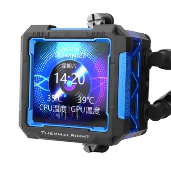  СВО Thermalright Frozen Warframe Pro 360 Black (F-WFRAME-360-PRO-BL) (360mm, / Fans 3x120mm, 70.84C) 