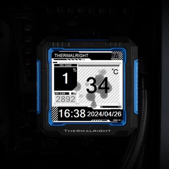  СВО Thermalright Frozen Warframe Pro 360 Black (F-WFRAME-360-PRO-BL) (360mm, / Fans 3x120mm, 70.84C) 
