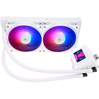  СВО Thermalright Frozen Warframe SE 240 ARGB White (F-WFRAME-SE-240-ARGB-WH) (240mm, LED temp., Black) 