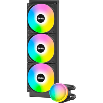  СВО SAMA L60 (L60-BKWAYXO3-G) Black (360mm, ARGB/ Fans 3x120mm, 82.79CFM, 29dBA, 2000RPM/ Pump heigh) 