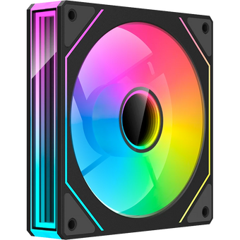  Вентилятор XASTRA FM120B ARGB single pack 120x120x25мм (Infinity lighting effect, ARGB, PWM, black) Box 