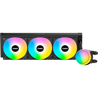  СВО SAMA L60 (L60-BKWAYXO3-G) Black (360mm, ARGB/ Fans 3x120mm, 82.79CFM, 29dBA, 2000RPM/ Pump heigh) 