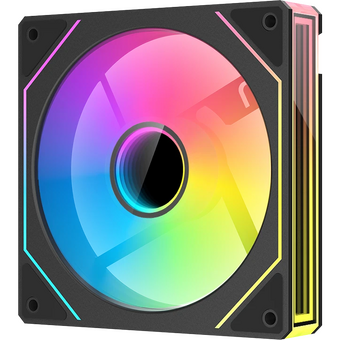  Вентилятор XASTRA FM120B ARGB single pack 120x120x25мм (Infinity lighting effect, ARGB, PWM, black) Box 