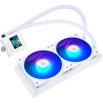  СВО Thermalright Frozen Warframe SE 240 ARGB White (F-WFRAME-SE-240-ARGB-WH) (240mm, LED temp., Black) 