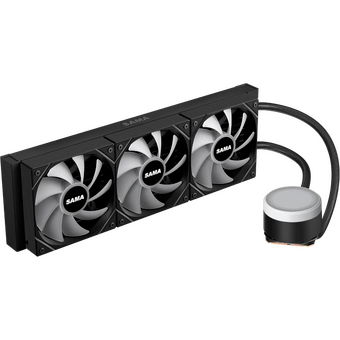  СВО SAMA L60 (L60-BKWAYXO3-G) Black (360mm, ARGB/ Fans 3x120mm, 82.79CFM, 29dBA, 2000RPM/ Pump heigh) 