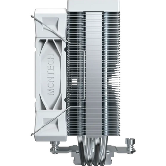 Кулер Montech NX400 (NX400WH) Soc-AM5/AM4/1200/1700/1851 белый 4-pin 34.17dB Al+Cu 220W Ret 