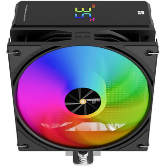  Кулер Thermalright Assassin X 120 R Digital ARGB Black LGA115X/1200/1700/1851/AM4/AM5 (120mm ARGB PWM Fan, 4 тепл. трубки 6мм) / TRAX120RDAB 
