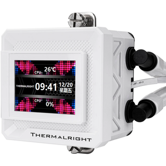  СВО Thermalright Frozen Warframe SE 240 ARGB White (F-WFRAME-SE-240-ARGB-WH) (240mm, LED temp., Black) 
