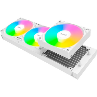  СВО SAMA L60 (L60-WHWAYXO3-G) White (360mm, ARGB/ Fans 3x120mm, 82.79CFM, 29dBA, 2000RPM/ Pump heigh) 