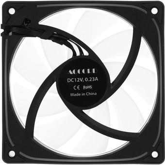  Вентилятор Accord ACC-YH12 (ACC-YH12 ARGB Black) 4-pin, 1500об/мин, 27 дБ, ARGB, черный, brown box 