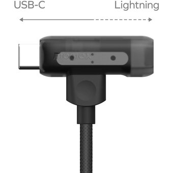  Кабель Momax 1-Link Flow Duo 2-in-1 DL56D 1.5м Black 