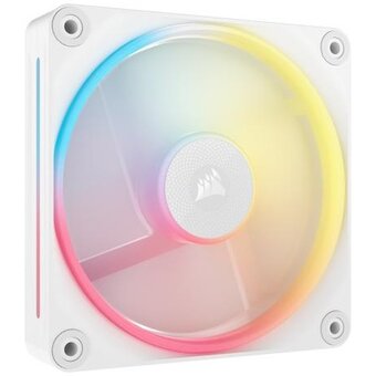  Кулер Corsair iCUE Link LX120-R RGB Reverse (CO-9051054-WW) (120x120x25mm, 4-pin PWM, 66.7CFM, 37.7dBA, 2400RPM, White, 3pcs) 