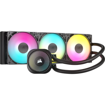  СВО Corsair Nautilus 360 ARGB (CW-9060093-WW) (360mm, Black, Fans 3x120mm, 72.8CFM, 36dBA, 1700RPM) 