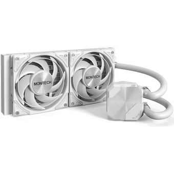  СВО Montech HyperFlow Silent 240 (HS240WH) Soc-AM5/AM4/1200/1700/1851 белый 4-pin 24.8dB Al 310W Ret 