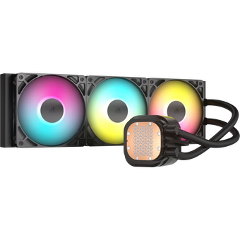  СВО Corsair Nautilus 360 ARGB (CW-9060093-WW) (360mm, Black, Fans 3x120mm, 72.8CFM, 36dBA, 1700RPM) 