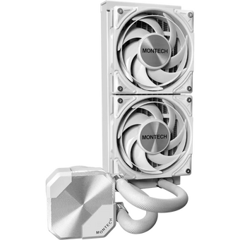  СВО Montech HyperFlow Silent 240 (HS240WH) Soc-AM5/AM4/1200/1700/1851 белый 4-pin 24.8dB Al 310W Ret 