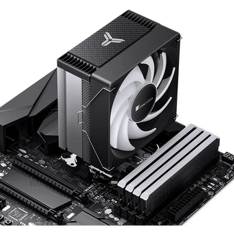  Кулер JONSBO CR-1000 Max Color Black LGA1851/1700/1200/115X/AM5/AM4 (TDP 230W, PWM, 120mm Dynamic Multi-Color LED Fan, 6 тепловые трубки, 4-pin) 