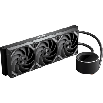  СВО SAMA Q60 (Q60-BKWANNO3-G) Black (360mm, LED temp., ARGB/ Fans 3x120mm, 86CFM, 30dBA, 2600RPM) 