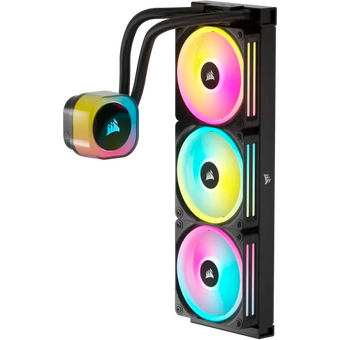  СВО Corsair iCUE Link H150i RGB (CW-9061003-WW) (360mm, Black, Fans 3x120mm, 63.1CFM, 37dBA, 2400RPM) 