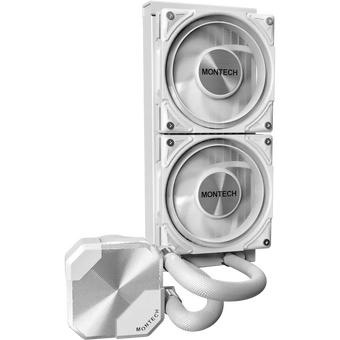  СВО Montech HyperFlow Silent 240 (HS240WH) Soc-AM5/AM4/1200/1700/1851 белый 4-pin 24.8dB Al 310W Ret 