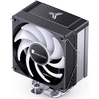  Кулер JONSBO CR-1000 Max Color Black LGA1851/1700/1200/115X/AM5/AM4 (TDP 230W, PWM, 120mm Dynamic Multi-Color LED Fan, 6 тепловые трубки, 4-pin) 