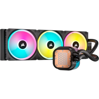  СВО Corsair iCUE Link H150i RGB (CW-9061003-WW) (360mm, Black, Fans 3x120mm, 63.1CFM, 37dBA, 2400RPM) 