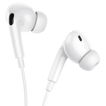  Проводные наушники BOROFONE BM80 Pro Elegant, Jack 3.5mm, 1.2 м, белый 