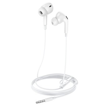  Проводные наушники BOROFONE BM80 Pro Elegant, Jack 3.5mm, 1.2 м, белый 