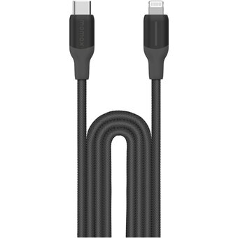  Кабель Momax 1-Link DL55D USB-C/Lightning 2м Black 