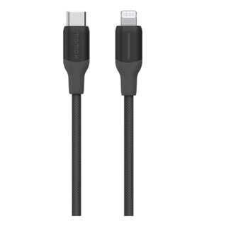  Кабель Momax 1-Link DL55D USB-C/Lightning 2м Black 