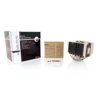  Кулер Noctua NH-D15S (167W, 4-pin PWM, 160mm, Al/Cu, 6x6mm, 1x150x140x25mm, 82.5CFM, 24.6dBA, 1500RPM, S 1851/1700/1200/115) 
