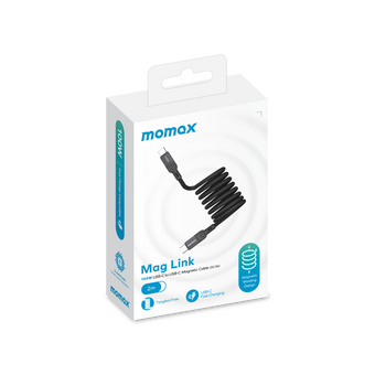  Кабель Momax Mag.Link DC36D USB-C/USB-C 2м Black 