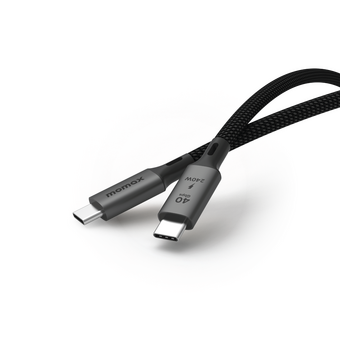  Кабель Momax Elite DC39D USB-C/USB-C 1м Black 