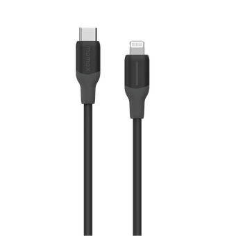  Кабель Momax 1-Link DL53D USB-C/Lightning 1.2м Black 