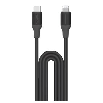  Кабель Momax 1-Link DL53D USB-C/Lightning 1.2м Black 
