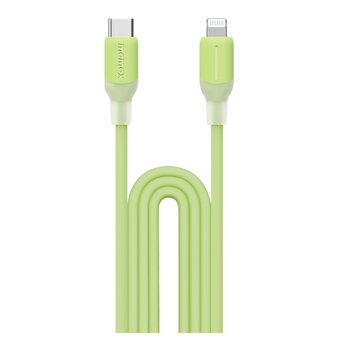  Кабель Momax 1-Link DL53G USB-C/Lightning 1.2м Mint Green 