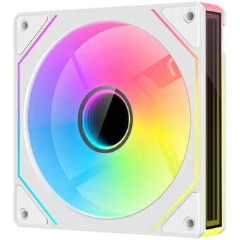  Вентилятор XASTRA FM120W ARGB single pack 120x120x25мм (Infinity lighting effect, ARGB, PWM, white ) Box 
