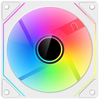  Вентилятор XASTRA FM120W ARGB single pack 120x120x25мм (Infinity lighting effect, ARGB, PWM, white ) Box 