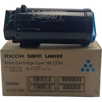  Тонер-картридж Ricoh IM C530 (418241) голубой 