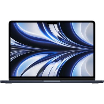  Ноутбук Apple MacBook Air A2681 (MC7X4ZA/A) 13.6", Retina, Apple M2 8 core 3.5ГГц, 8-ядерный, 16ГБ 256ГБ SSD, macOS, полночный 