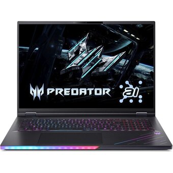  Ноутбук Acer Predator Helios 18 AI PH18-73-939Q (NH.QVZCD.003) 18"(2560x1600 miniLED (матовый, 240Hz, 3ms) )/Intel Core Ultra 9 275HX(2.7Ghz)/32768Mb 